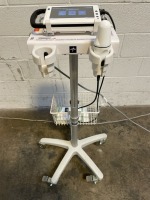 CUBESCAN BIOCON-750 ULTRASOUND MACHINE W/PROBE ON ROLLING STAND
