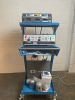 COVIDIEN FORCE FX ESU SYSTEM WITH ARGON GAS DELIVERY UNIT II ON ROLLING STAND