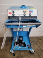VALLEYLAB FORCE EZ-CS ESG W/FOOT SWITCH ON ROLLING STAND