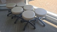 RITTER 272-001-232 EXAM STOOLS, QTY. (6), BEIGE LOCATED AT: LOCATED AT: 1 MEDICAL CENTER BLVD, CHESTER, PA 19013 CLARK AUDITORIUM