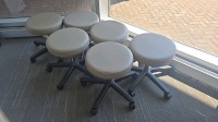 RITTER 272-001-232 EXAM STOOLS, QTY. (6), BEIGE LOCATED AT: LOCATED AT: 1 MEDICAL CENTER BLVD, CHESTER, PA 19013 CLARK AUDITORIUM