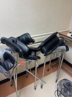 LOT OF ASSORTED LEG HOLDERS AND STIRRUPS