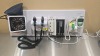 WELCH ALLYN GS 777 WALL TRANSFORMER W/ 2 HEADS (1-23810), SPHYGMOMANOMETER, PROBE DISPENSER, SURETEMP DIGITAL THERMOMETER W/ CRADLE ON WALLBOARD LOCATED AT: LOCATED AT: 1 MEDICAL CENTER BLVD, CHESTER, PA 19013 - 6