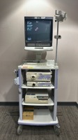 OLYMPUS EXERA CV-160 ENDOSCOPY TOWER TO INCLUDE: EXERA CV-160 CAMERA, EXERA CLV-160 LIGHT SOURCE, OEP-3 COLOR VIDEO PRINTER WITH OEV203 MONITOR ON WM-60 MOBILE WORKSTATION LOCATED AT: LOCATED AT: 1 MEDICAL CENTER BLVD, CHESTER, PA 19013