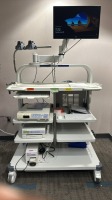 OLYMPUS EVIS EXERA II, CV-180 ENDOSCOPY TOWER TO INCLUDE: CV-180 CAMERA, OEP-4 HD PRINTER, OFP-2 FLUSHING PUMP AND HEWLETT PACKARD MONITOR ON CART LOCATED AT: LOCATED AT: 1 MEDICAL CENTER BLVD, CHESTER, PA 19013
