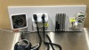 WELCH ALLYN GS 777 WALL TRANSFORMER W/ 2 HEADS (1-23810), SPHYGMOMANOMETER, PROBE DISPENSER, SURETEMP DIGITAL THERMOMETER W/ CRADLE ON WALLBOARD LOCATED AT: LOCATED AT: 1 MEDICAL CENTER BLVD, CHESTER, PA 19013 - 4