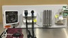 WELCH ALLYN GS 777 WALL TRANSFORMER W/ 2 HEADS (1-23810), SPHYGMOMANOMETER, PROBE DISPENSER, SURETEMP DIGITAL THERMOMETER W/ CRADLE ON WALLBOARD LOCATED AT: LOCATED AT: 1 MEDICAL CENTER BLVD, CHESTER, PA 19013 - 4