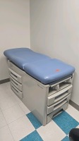 UMF MEDICAL EXAM TABLE, LIGHTBLUET LOCATED AT: LOCATED AT: 1 MEDICAL CENTER BLVD, CHESTER, PA 19013 3/APC/ SUITE 331, RM 2