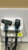 WELCH ALLYN GS 777 WALL TRANSFORMER W/ 2 HEADS (1-23810), SPHYGMOMANOMETER, PROBE DISPENSER, SURETEMP DIGITAL THERMOMETER W/ CRADLE ON WALLBOARD LOCATED AT: LOCATED AT: 1 MEDICAL CENTER BLVD, CHESTER, PA 19013 - 3