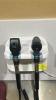 WELCH ALLYN GS 777 WALL TRANSFORMER W/ 2 HEADS (1-23810), SPHYGMOMANOMETER, PROBE DISPENSER, SURETEMP DIGITAL THERMOMETER W/ CRADLE ON WALLBOARD LOCATED AT: LOCATED AT: 1 MEDICAL CENTER BLVD, CHESTER, PA 19013 - 3