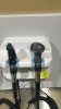 WELCH ALLYN GS 777 WALL TRANSFORMER W/ 2 HEADS (1-23810), SPHYGMOMANOMETER, PROBE DISPENSER, SURETEMP DIGITAL THERMOMETER W/ CRADLE ON WALLBOARD LOCATED AT: LOCATED AT: 1 MEDICAL CENTER BLVD, CHESTER, PA 19013 - 3