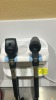 WELCH ALLYN GS 777 WALL TRANSFORMER W/ 2 HEADS (1-23810), SPHYGMOMANOMETER, PROBE DISPENSER, SURETEMP DIGITAL THERMOMETER W/ CRADLE ON WALLBOARD LOCATED AT: LOCATED AT: 1 MEDICAL CENTER BLVD, CHESTER, PA 19013 - 2