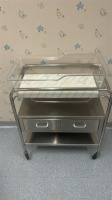 BASSINET, 2 DRAWER, 1 SHELF, WB, QTY. (4) LOCATED AT: LOCATED AT: 1 MEDICAL CENTER BLVD, CHESTER, PA 19013 3/ W/ LSDR 2