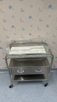 BASSINET, 2 DRAWER, 1 SHELF, WB, QTY. (4) LOCATED AT: LOCATED AT: 1 MEDICAL CENTER BLVD, CHESTER, PA 19013 3/ W/ LSDR 2