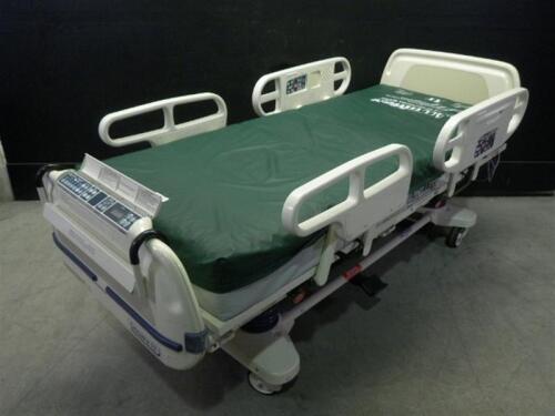 STRYKER SECURE 3002 HOSPITAL BED WITH HEAD AND FOOT BOARDS (BED EXIT, SCALE)