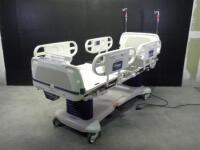 STRYKER 2040 CRITICAL CARE HOSPITAL BED WITH HEAD AND FOOT BOARDS (BED EXIT, SCALE)