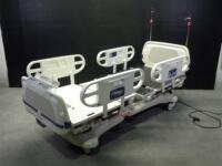 STRYKER 2040 CRITICAL CARE HOSPITAL BED WITH HEAD AND FOOT BOARDS (BED EXIT, SCALE)