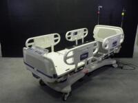 STRYKER 2040 CRITICAL CARE HOSPITAL BED WITH HEAD AND FOOT BOARDS (BED EXIT, SCALE)