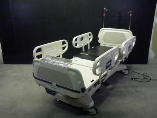 STRYKER 2040 CRITICAL CARE HOSPITAL BED WITH HEAD AND FOOT BOARDS (BED EXIT, SCALE)