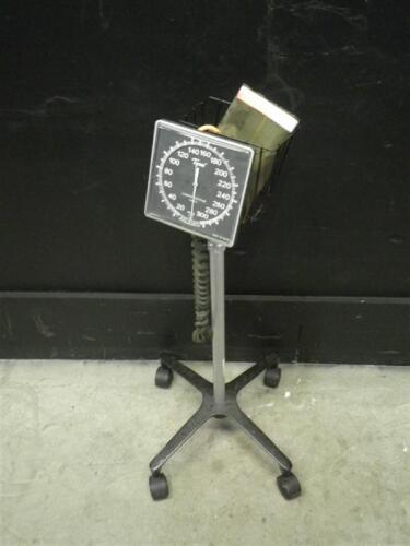 TYCOS SPHYGMOMANDOMETER ON ROLLIING STAND