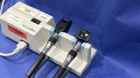 WELCH ALLYN 767 WALL TRANSFORMER W/ 2 HEADS GREY/BLUE LOCATED AT: LOCATED AT: 1 MEDICAL CENTER BLVD, CHESTER, PA 19013