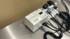 WELCH ALLYN 767 WALL TRANSFORMER W/ 2 HEADS GREY/BLUE LOCATED AT: LOCATED AT: 1 MEDICAL CENTER BLVD, CHESTER, PA 19013 - 5