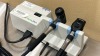 WELCH ALLYN 767 WALL TRANSFORMER W/ 2 HEADS (1-23810) GREY/BLUE LOCATED AT: LOCATED AT: 1 MEDICAL CENTER BLVD, CHESTER, PA 19013 - 8