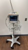 PHILIPS M3046A PATIENT MONITOR W/ M3000A MODULE WITH LEADS ON ROLLING STAND - 5