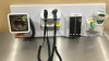 WELCH ALLYN GS 777 WALL TRANSFORMER W/ 2 HEADS (1-23810), SPHYGMOMANOMETER, PROBE DISPENSER, SURETEMP DIGITAL THERMOMETER W/ CRADLE ON WALLBOARD LOCATED AT: LOCATED AT: 1 MEDICAL CENTER BLVD, CHESTER, PA 19013