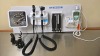 WELCH ALLYN 777 WALL TRANNFORMER W/ HEADS, SPHYGMOMANOMETER, PROBE DISPENSER, SURETEMP DIGITAL THERMOMETER W/ CRADLE ON WALLBOARD LOCATED AT: LOCATED AT: 1 MEDICAL CENTER BLVD, CHESTER, PA 19013 1/PPE
