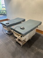 RITTER 222 EXAM TABLE W/ FOOT CONTROL, QTY. (2) , LGRNT, WBASE, POWERED LOCATED AT: LOCATED AT: 1 MEDICAL CENTER BLVD, CHESTER, PA 19013 CLARK AUDITORIUM