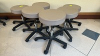 MIDMARK EXAM STOOLS, QTY. (6), BEIGE LOCATED AT: LOCATED AT: 1 MEDICAL CENTER BLVD, CHESTER, PA 19013 1/MAIN LOBBY