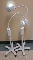 WELCH ALLYN GS 300 EXAM LIGHT, GOOSENECK (QTY.2) LOCATED AT: LOCATED AT: 1 MEDICAL CENTER BLVD, CHESTER, PA 19013