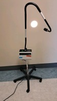WELCH ALLYN 48830 EXAM LIGHT WITH LITE PIPE ON ROLLING STAND LOCATED AT: LOCATED AT: 1 MEDICAL CENTER BLVD, CHESTER, PA 19013