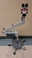 ZEISS 150-FC COLPOSCOPE WITH LIGHT SOURCE ON ROLLING STAND LOCATED AT: LOCATED AT: 1 MEDICAL CENTER BLVD, CHESTER, PA 19013