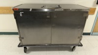 METRO CASE CART, DOUBLE DOOR, L, STAINLESS STEEL LOCATED AT: LOCATED AT: 1 MEDICAL CENTER BLVD, CHESTER, PA 19013 IN FRONT SPD