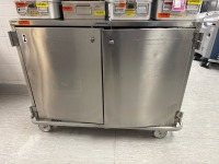 MIDMARK CASE CART, DOUBLE DOOR, L, STAINLESS STEEL LOCATED AT: LOCATED AT: 1 MEDICAL CENTER BLVD, CHESTER, PA 19013 4/OR HALL