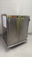 CASE CART, DOUBLE DOOR, T, STAINLESS STEEL LOCATED AT: LOCATED AT: 1 MEDICAL CENTER BLVD, CHESTER, PA 19013 4/OR HALL