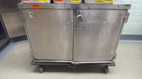 CASE CART, DOUBLE DOOR, S, STAINLESS STEEL LOCATED AT: LOCATED AT: 1 MEDICAL CENTER BLVD, CHESTER, PA 19013 4/OR HALL
