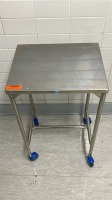 PEDIGO INSTRUMENT TABLE, HFRAME, STAINLESS STEEL LOCATED AT: LOCATED AT: 1 MEDICAL CENTER BLVD, CHESTER, PA 19013 4/OR HALL