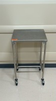 PEDIGO INSTRUMENT TABLE, HFRAME, STAINLESS STEEL LOCATED AT: LOCATED AT: 1 MEDICAL CENTER BLVD, CHESTER, PA 19013 4/OR HALL