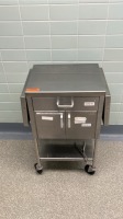 INSTRUMENT TABLE, BOTTOM SHELF, 1 DRAWER, 2 DOOR, COLLAPSIBLE EXTENSION LOCATED AT: LOCATED AT: 1 MEDICAL CENTER BLVD, CHESTER, PA 19013 4/OR HALL