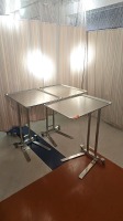 PEDIGO MAYO STAND, FOOT OPERATED, DOUBLE PEDESTAL, QTY. (3), L LOCATED AT: LOCATED AT: 1 MEDICAL CENTER BLVD, CHESTER, PA 19013 G/ ED/ 2