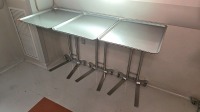 PEDIGO MAYO STAND, FOOT OPERATED, DOUBLE PEDESTAL, QTY. (3), L LOCATED AT: LOCATED AT: 1 MEDICAL CENTER BLVD, CHESTER, PA 19013 G/ ED/ 2