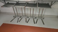 PEDIGO MAYO STAND, FOOT OPERATED, DOUBLE PEDESTAL, QTY. (4), MED LOCATED AT: LOCATED AT: 1 MEDICAL CENTER BLVD, CHESTER, PA 19013 G/ ED/ 2