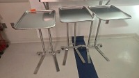 PEDIGO MAYO STAND, FOOT OPERATED, DOUBLE PEDESTAL, QTY. (3), MED LOCATED AT: LOCATED AT: 1 MEDICAL CENTER BLVD, CHESTER, PA 19013 G/ ED/ 2