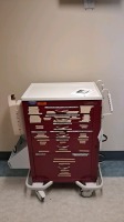 ARMSTRONG A-SMART SUPPLY CART, 4 DRAWER, WHITE, NUMERIC LOCK LOCATED AT: LOCATED AT: 1 MEDICAL CENTER BLVD, CHESTER, PA 19013