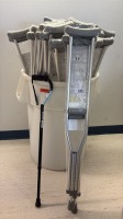 ASSORTED CRUTCHES, ASSORTED (NEW) LOCATED AT: LOCATED AT: 1 MEDICAL CENTER BLVD, CHESTER, PA 19013