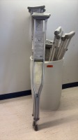 ASSORTED CRUTCHES, ASSORTED (NEW) LOCATED AT: LOCATED AT: 1 MEDICAL CENTER BLVD, CHESTER, PA 19013