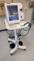 PHILIPS RESPIRONICS V60 VENTILATOR ON ROLLING STAND LOCATED AT: LOCATED AT: 1 MEDICAL CENTER BLVD, CHESTER, PA 19013 4/STU/NS